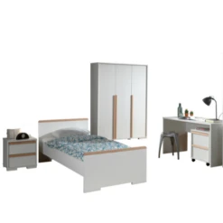 Kinderkamercombinatie 10 London-wit/beuk -Kinderkamer Meubelen Ontwerp zonder titel 2023 09 25T130933.174 c53a