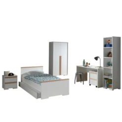 Kinderkamercombinatie 8 London-wit/beuk -Kinderkamer Meubelen Ontwerp zonder titel 2023 09 25T144838.715 b29a