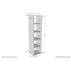 Combinatie London Met Bureau En Boekenkast-antraciet -Kinderkamer Meubelen Ontwerp zonder titel 2023 09 25T152236.456 1 b59c