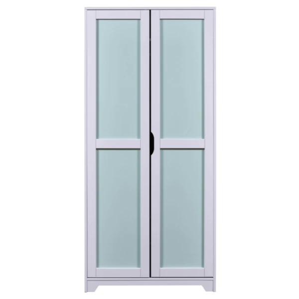 Kinderkledingkast Prati Salvia | 92 X 59,5 X 205 Cm | Spaanplaathout | Veelkleurig 7 Kinderkledingkast Prati Salvia | 92 X 59,5 X 205 Cm | Spaanplaathout | Veelkleurig - Afbeelding 7