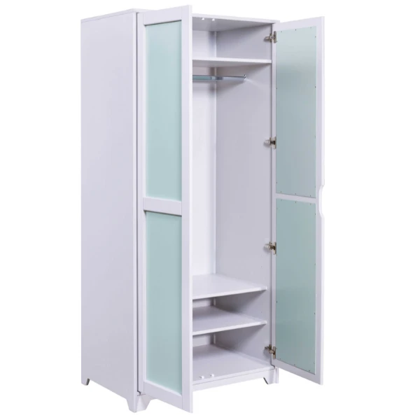 Kinderkledingkast Prati Salvia | 92 X 59,5 X 205 Cm | Spaanplaathout | Veelkleurig 6 Kinderkledingkast Prati Salvia | 92 X 59,5 X 205 Cm | Spaanplaathout | Veelkleurig - Afbeelding 6