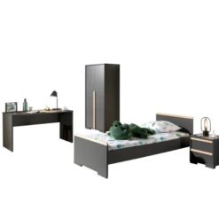 Kinderkamercombinatie 5 London-antraciet/beuk -Kinderkamer Meubelen Ontwerp zonder titel 2023 09 26T115942.185 da4c