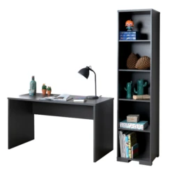 Combinatie London Met Bureau En Boekenkast-antraciet -Kinderkamer Meubelen Ontwerp zonder titel 2023 09 26T133014.621 6e30