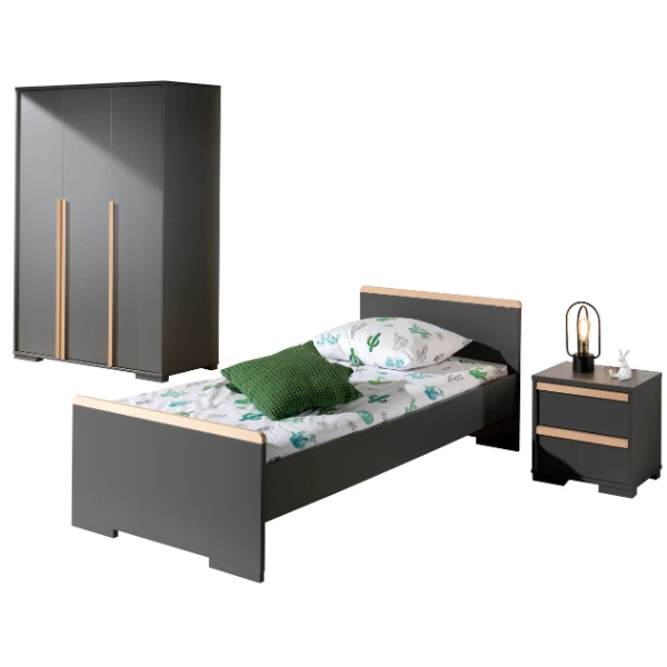 Kinderkamercombinatie 12 London-antraciet/beuk 8 Kinderkamercombinatie 12 London-antraciet/beuk - Afbeelding 8