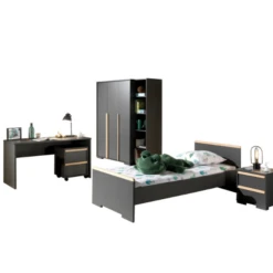 Kinderkamercombinatie 11 London-antraciet/beuk -Kinderkamer Meubelen Ontwerp zonder titel 2023 09 26T143034.498 e1b7