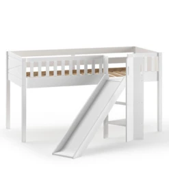 Halfhoogslaper Scottie 90x200 Cm Lente 3 Met Glijbaan-wit -Kinderkamer Meubelen Ontwerp zonder titel 2023 09 28T133641.385 95d8