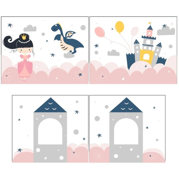 Halfhoogslaper Scottie 90x200 Cm Met Glijbaan En Prinses Sophie Gordijn-wit 2 Halfhoogslaper Scottie 90x200 Cm Met Glijbaan En Prinses Sophie Gordijn-wit - Afbeelding 2