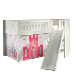 Halfhoogslaper Scottie 90x200 Cm Met Glijbaan En Prinses-speelgordijn-wit -Kinderkamer Meubelen Ontwerp zonder titel 2023 09 29T104212.410 d32f