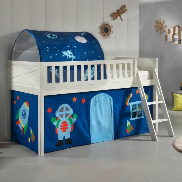 Halfhoogslaper Scottie 90x200 Cm Astronaut 1-wit 7 Halfhoogslaper Scottie 90x200 Cm Astronaut 1-wit - Afbeelding 7