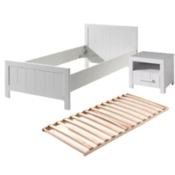 Bed 90x200 Cm (incl. Lattenbodem) En Nachtkastje Erik-wit -Kinderkamer Meubelen Ontwerp zonder titel 2023 10 02T153627.647 243a
