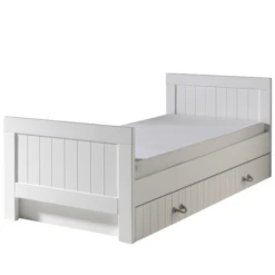 Kinderbed Lewis 90x200 Cm Met Bedlade- Wit Gelakt -Kinderkamer Meubelen Ontwerp zonder titel 2023 10 03T140543.577 32f8