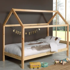 Bedhuisje Dallas 1 Met Matras 90x200 - Natuur -Kinderkamer Meubelen Ontwerp zonder titel 2023 10 19T095611.934 6d57