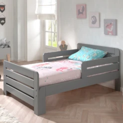 Meegroeibed Jumper 140+60 Cm Met Bedlade, Matras En Lattenbodem- Grijs -Kinderkamer Meubelen Ontwerp zonder titel 2023 10 20T131210.623 264c
