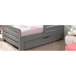 Meegroeibed Jumper 160+40 Cm Met Bedlade, Matras En Lattenbodem- Grijs -Kinderkamer Meubelen Ontwerp zonder titel 2023 10 24T094339.114 82c5