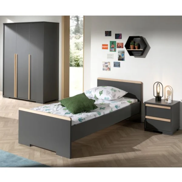 Kinderkamercombinatie 12 London-antraciet/beuk 2 Kinderkamercombinatie 12 London-antraciet/beuk - Afbeelding 2