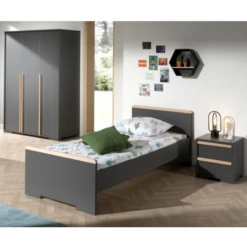 Kinderkamercombinatie 12 London-antraciet/beuk