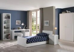 Boekenkast Robin 60cm - Wit -Kinderkamer Meubelen ROBIN ROOM VIEW 4ec1 scaled