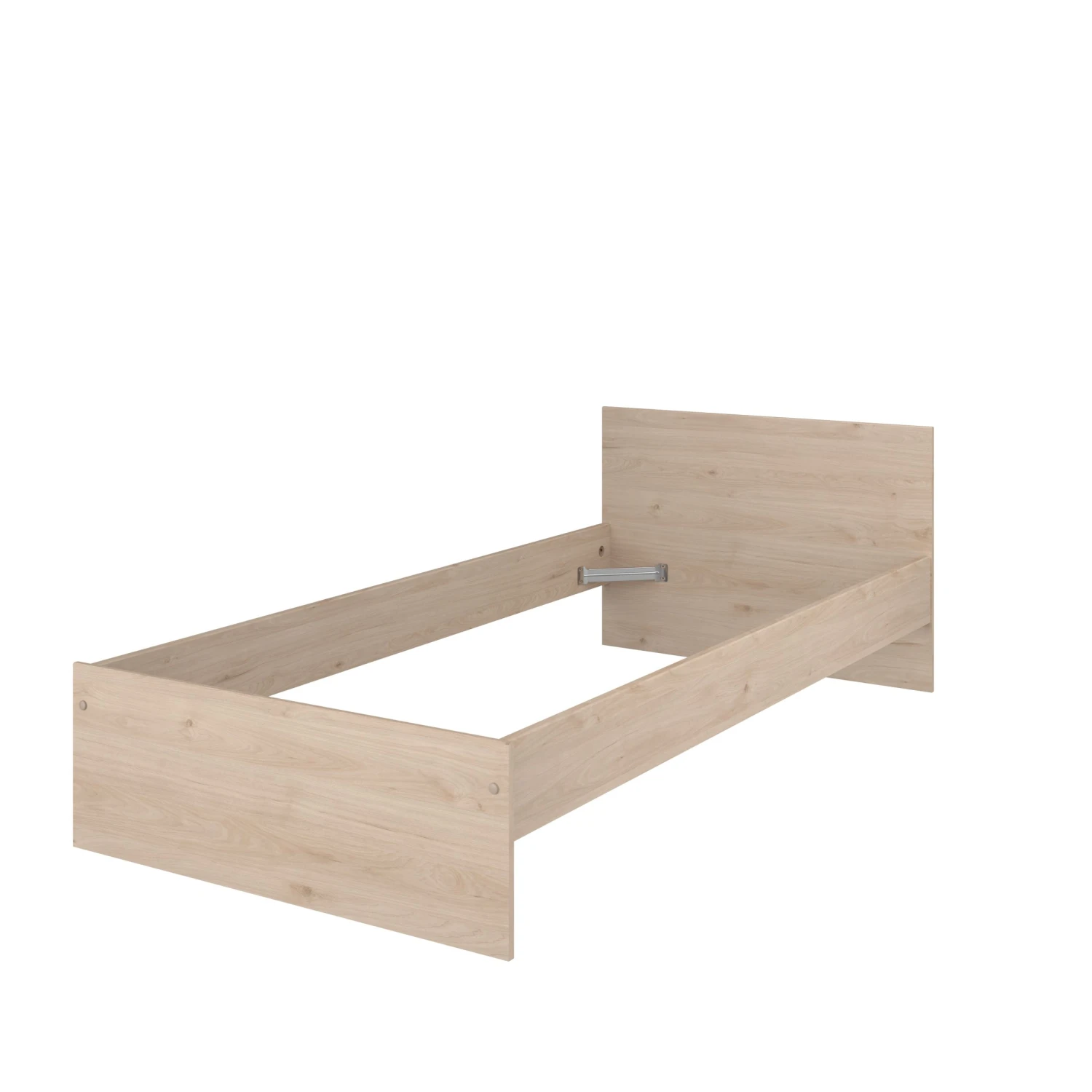 Eenpersoonsbed Shelby 90x200 - Eik 9 Eenpersoonsbed Shelby 90x200 - Eik - Afbeelding 9