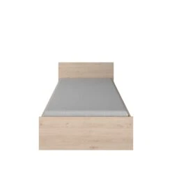 Eenpersoonsbed Shelby 90x200 - Eik 25 Eenpersoonsbed Shelby 90x200 - Eik -Kinderkamer Meubelen SHELTER 2400 LI90 MATELAS F 2150