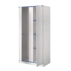 Kinderkamerset Smoozy | Kajuitbed, Kledingkast En Nachtkastje | Wit 21 Kinderkamerset Smoozy | Kajuitbed, Kledingkast En Nachtkastje | Wit -Kinderkamer Meubelen SMOOZY 2223 AR2P G OUV D 20191119000321 84a0