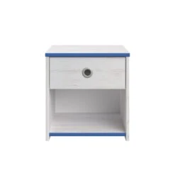 Kinderkamerset Smoozy | Kajuitbed, Bureau, Commode, Nachtkastje, Kledingkast | Wit -Kinderkamer Meubelen SMOOZY 2223 CH1T G F 20191119000251 38f5