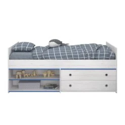 Kinderkamerset Smoozy | Kajuitbed, Bureau, Commode, Nachtkastje, Kledingkast | Wit -Kinderkamer Meubelen SMOOZY 2223 LITI G STYLE F 20191119000240 c66e