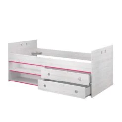 Kajuitbed Smoozy 90x200 Met 2 Lades - Wit/roze Of Wit/blauw -Kinderkamer Meubelen SMOOZY 2223 LITI OUV D 20191119000344 18dc