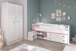 Kinderkamerset Smoozy | Kajuitbed, Kledingkast En Nachtkastje | Wit 27 Kinderkamerset Smoozy | Kajuitbed, Kledingkast En Nachtkastje | Wit -Kinderkamer Meubelen SMOOZY chambre F 2223 A2PR LITI CHEV 20191129000205 2a1e scaled