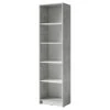 Boekenkast Soma 50cm - Wit/betonlook