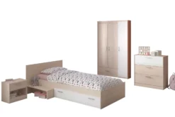 Kledingkast Charly 3 Deuren -Kinderkamer Meubelen charly 2498 LITM CH1T CO3T A3PX CYCLO 4052